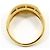 Autre Marque Anello a fascia in oro giallo 18K con diamante D'oro - vista 3