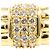 Autre Marque Ringband aus 18K Gelbgold mit Diamant Golden - Ansicht 2