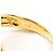 Autre Marque Anel banda em ouro amarelo 18K com diamante Dourado - vista 5