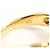Autre Marque Anel banda em ouro amarelo 18K com diamante Dourado - vista 6