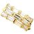Autre Marque Ringband aus 18K Gelbgold mit Diamant Golden