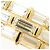 Autre Marque Ringband aus 18K Gelbgold mit Diamant Golden - Ansicht 2