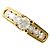Autre Marque Anillo alianza en oro amarillo 18K con diamante Dorado
