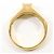 Autre Marque Anillo alianza en oro amarillo 18K con diamante Dorado - vista 3