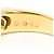 Autre Marque Anillo alianza en oro amarillo 18K con diamante Dorado - vista 6