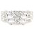 Autre Marque PT900 Platin-Diamant-Bandring