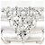 Autre Marque PT900 Platin-Diamant-Bandring - Ansicht 2