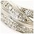 Autre Marque Platin-Bandring mit Diamant - Ansicht 2