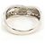 Autre Marque Platin-Bandring mit Diamant - Ansicht 4