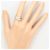 Autre Marque Platin-Bandring mit Diamant - Ansicht 7