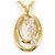 Autre Marque Collana in oro giallo 18K con diamante D'oro