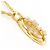 Autre Marque Collana in oro giallo 18K con diamante D'oro - vista 2