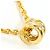 Autre Marque Collana in oro giallo 18K con diamante D'oro - vista 2