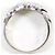 Autre Marque PT900 Platin-Bandring mit Diamant - Ansicht 3