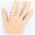 Autre Marque PT900 Platin-Bandring mit Diamant - Ansicht 6
