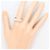 Autre Marque PT900 Platin-Bandring mit Diamant - Ansicht 6