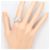 Autre Marque Platin-Diamant-Bandring - Ansicht 7