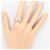 Autre Marque PT900 Platin-Bandring mit Diamant - Ansicht 7