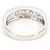 Autre Marque PT900 Platin-Ehering mit Diamant - Ansicht 4