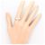 Autre Marque PT900 Platin-Ehering mit Diamant - Ansicht 6