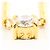 Autre Marque Collana in oro giallo 18K con diamante D'oro - vista 4