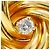 Autre Marque Orecchini a lobo in oro 18K con diamanti D'oro - vista 2