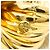 Autre Marque Orecchini a lobo in oro 18K con diamanti D'oro - vista 4