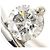 Autre Marque PT900 Platin-Ehering mit Diamant - Ansicht 2