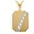 Autre Marque Collana in platino PT900 e oro giallo 18K con diamante D'oro