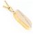 Autre Marque Collana in platino PT900 e oro giallo 18K con diamante D'oro - vista 2