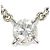 Autre Marque Platin-Halskette PT850 mit Diamant