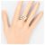 Autre Marque Anello fede in platino PT900 e oro giallo 18K con diamante D'oro - vista 7