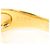 Autre Marque Ehering aus 18K Gelbgold und Platin mit Diamant Golden - Ansicht 6