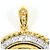 Autre Marque Pendente in diamanti, oro giallo 18K e platino D'oro - vista 2