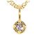 Autre Marque Collana in oro giallo 18K con pietra naturale D'oro