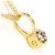 Autre Marque Collana in oro giallo 18K con pietra naturale D'oro - vista 2