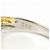 Autre Marque Anello a fascia elegante in platino e oro giallo D'oro - vista 5