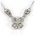 Autre Marque Platinhalskette mit Diamant - Ansicht 3