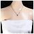 Autre Marque Platin-Halskette mit Diamant-Detail - Ansicht 6