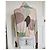 Kenzo Cárdigan de seda con estampado abstracto Castaño Rosa Beige Verde Gris - vista 4