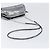 Borsa a tracolla in pelle Salvatore Ferragamo Gancini Chain Silver Auth hk4007V Argento - vista 7