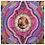 Hermès Foulard HERMES Carre 90 in Seta Blu Rosa Auth 198891 - vista 6
