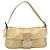Borsa a tracolla FENDI Mamma Baguette in pelle Oro Argento Auth 199367A D'oro - vista 13