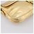 Borsa a tracolla FENDI Mamma Baguette in pelle Oro Argento Auth 199367A D'oro - vista 14
