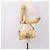 Borsa a tracolla FENDI Mamma Baguette in pelle Oro Argento Auth 199367A D'oro - vista 22