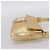 Borsa a tracolla FENDI Mamma Baguette in pelle Oro Argento Auth 199367A D'oro - vista 4