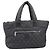Borsa Tote CHANEL Cococoon Canvas Black Silver CC Auth bs36844 Nero Argento - vista 13