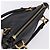 Chloé Borsa Chloe Mercy in pelle nera e oro Auth 201985V Nero D'oro - vista 6