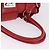 Borsa Salvatore Ferragamo Gancini in vernice Rossa Argento Auth BA15486 Rosso - vista 10