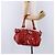 Borsa Salvatore Ferragamo Gancini in vernice Rossa Argento Auth BA15486 Rosso - vista 26
